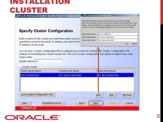 22

INSTALLATION
CLUSTER

 