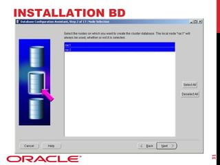 31

INSTALLATION BD

 
