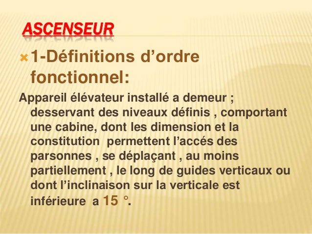 Expose De L Ascenseur