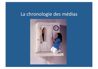 La	
  chronologie	
  des	
  médias	
  
 