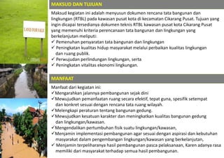 Usulan Rtbl Expose lapdul rtbl cbd cikarang pusat bekasi 2014 | PPTX
