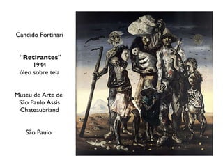 Candido Portinari  “ Retirantes ” 1944 óleo sobre tela Museu de Arte de  São Paulo Assis Chateaubriand São Paulo  
