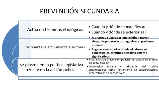 criminologia PREVENCION UTEA