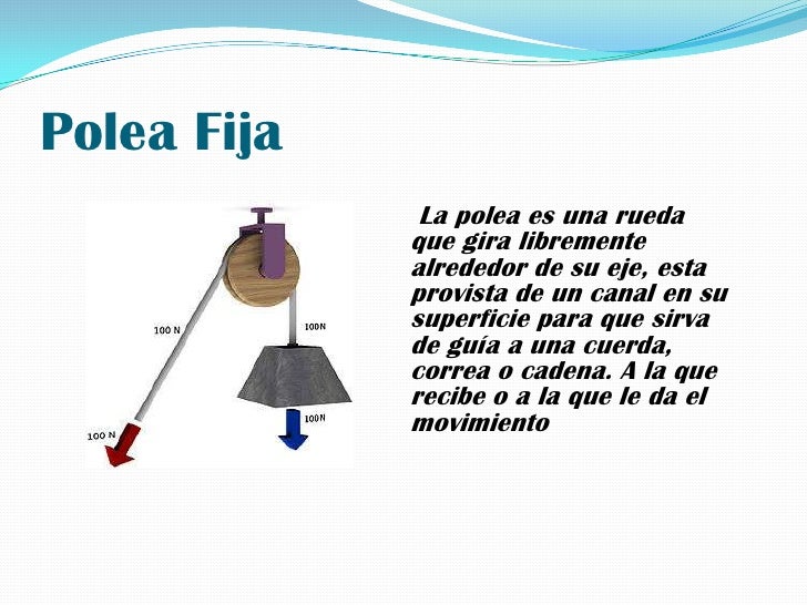 POLEA FIJA