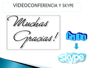 Videoconferencia y Skype