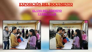EL USO DEL TÉRMINO
CURRICULAR
 