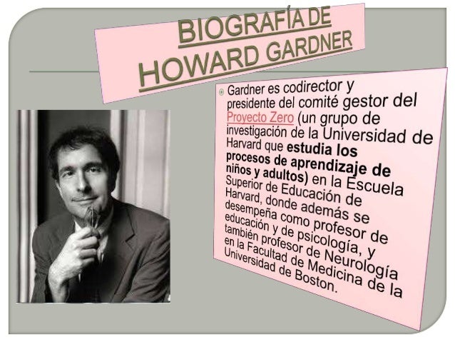 Educación Artística Y Desarrollo Humano Howard Gardner