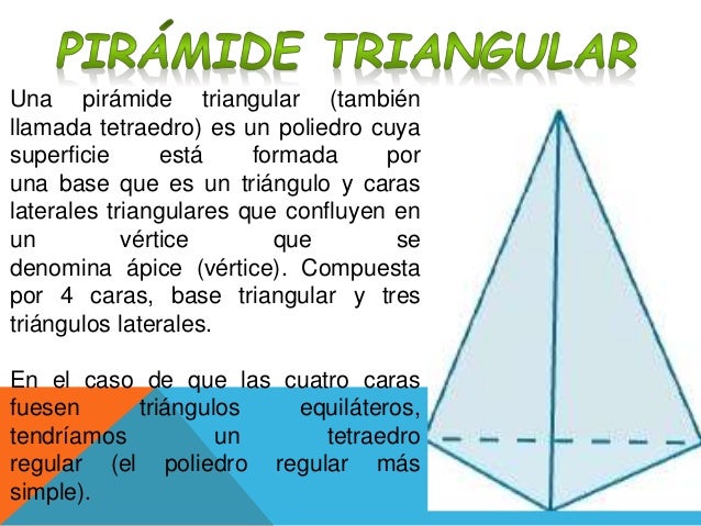 Pirámide Triangular y Cuadrangular