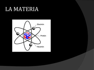 LA MATERIA
 