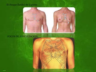 El choque (latido) de la punta




FOCOS DE AUSCULTACION
 