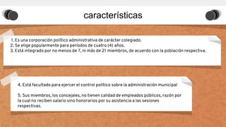 características
 