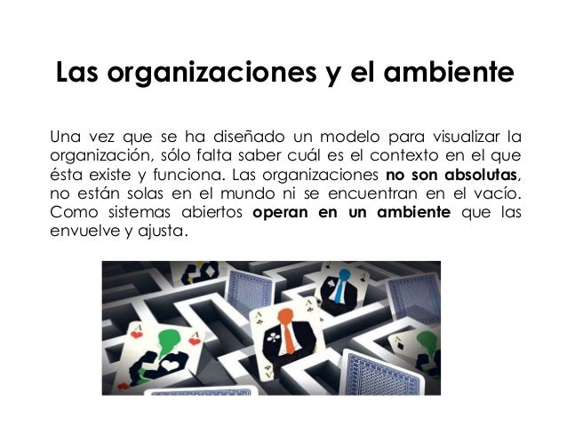 Organizaciones y el ambiente