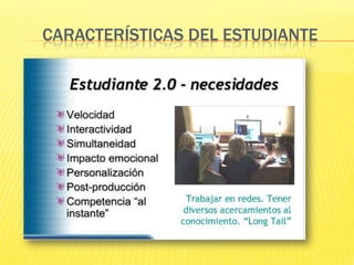 CARACTERÍSTICAS DEL ESTUDIANTE
 