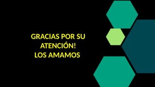 GRACIAS POR SU
ATENCIÓN!
LOS AMAMOS
 