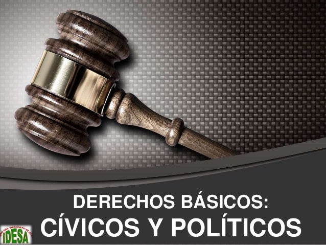 Derechos Civiles Y Politicos Derechos Civiles Y Politicos