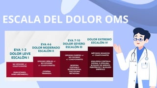ESCALA DEL DOLOR OMS
 