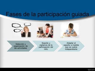 Fases de la participación guiada
 