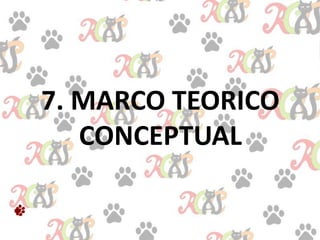7. MARCO TEORICO
CONCEPTUAL
 