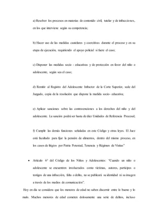 Exposición Grupo 5 - Proceso por Infracción a la Ley Penal, cometido por adolescentes (3).docx