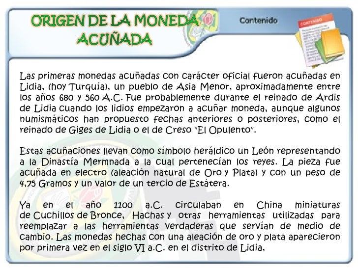 La Historia Del Dinero Ppt - prestamos urgentes tampico