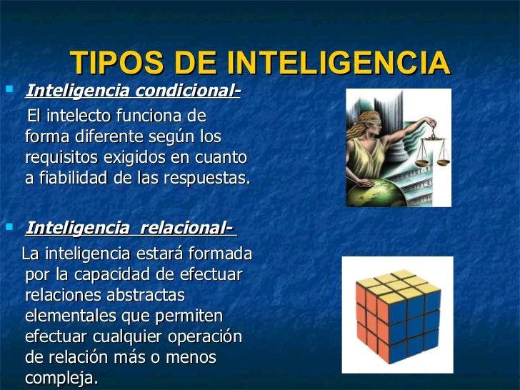 Los Tipos De Inteligencia