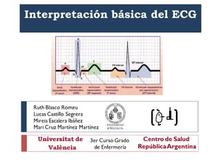Interpretación básica del ECG
 
