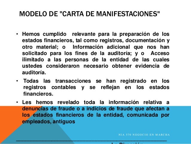 Exposición que debemos presentar de las normas 