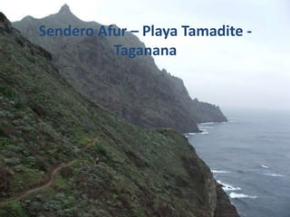 Sendero Afur – Playa Tamadite -
Taganana
 