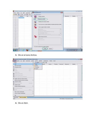 3. Clic en el icono Archivo.




4. Clic en Abrir.
 