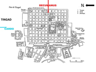 N
         DECUMANUS




TINGAD

 CARDO
 
