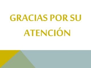 GRACIAS POR SU
ATENCIÓN
 