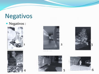 Negativos
 Negativos :
1 2 3
4 5 6
 
