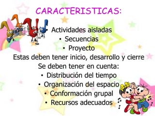 vocalizacionesAsí mismo, fragmentos de música y cantaremos canciones apropiadas a los diferentes momentos compartidos, logrando de este modo un intercambio musical y afectivo importantísimo para su desarrollo personal 