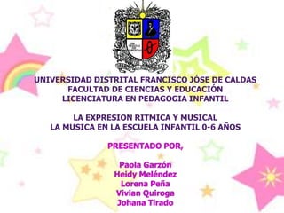 Reconocimiento de rasgos distintivos musicalesSONIDOLos sonidos que se perciben son archivados enla memoria. Esta las organiza y relaciona con losacontecimientos que los produjeron.Entorno natural y socialRasgos distintivos