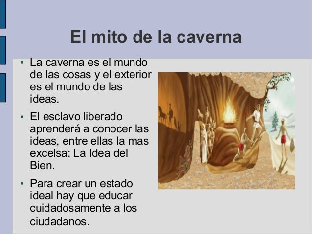 Desarrollo del mundo de las ideas y el mito PLATON