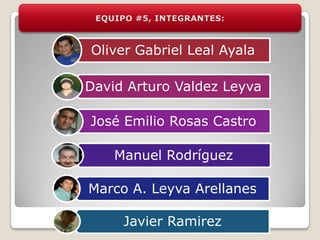 EQUIPO #5, INTEGRANTES: