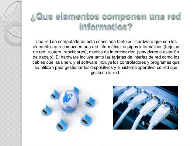 Elementos de una red informatica