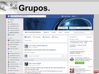 Grupos.
 