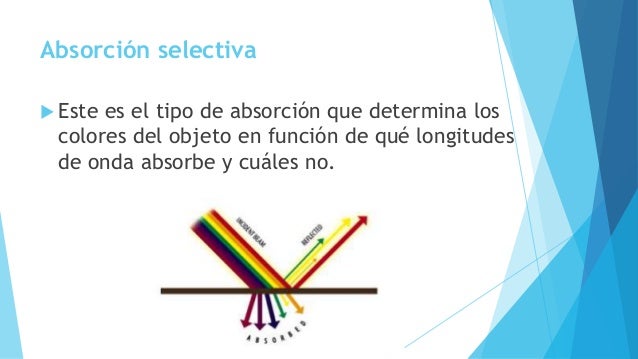 Absorcion de la luz