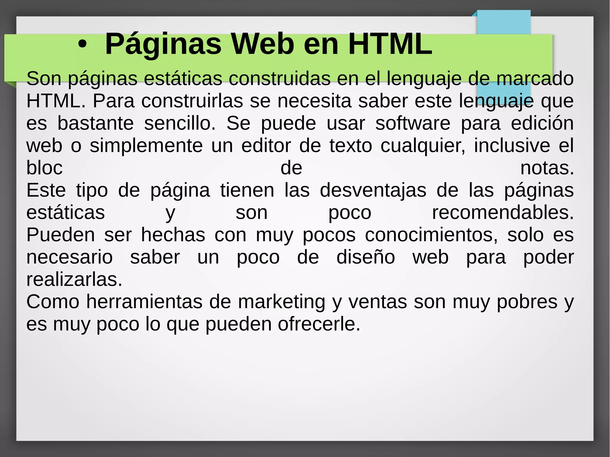 Diseño de paginas web | ODP | Web Design and HTML | Internet