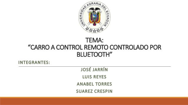 carito de control remoto