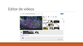 Editor de videos
 
