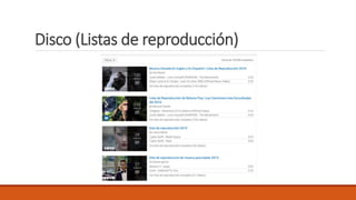 Disco (Listas de reproducción)
 