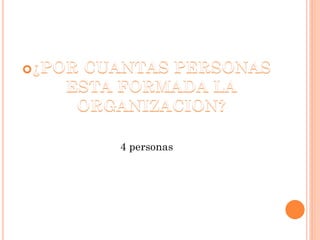 4 personas
 