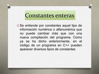CONSTANTES | PPTX