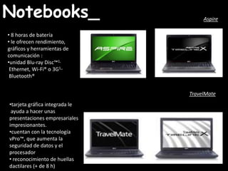 Notebooks_Aspire 8 horas de batería