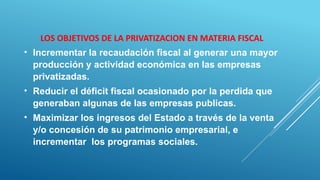 Análisis Integral de la Privatización en el Sector Eléctrico Peruano ...