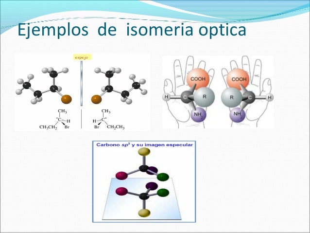 Resultado de imagen para isomeria optica