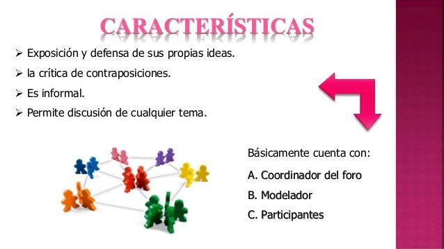 Resultado de imagen para cuales son sus caracteristicas de un foro