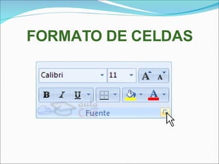 FORMATO DE CELDAS 